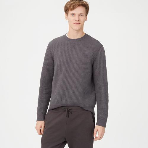Club Monaco Quilted Twill Sweatshirt