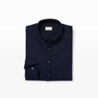 Club Monaco Color Blue Slim Flannel Shirt