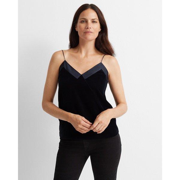 Club Monaco Black Velvet Combo Cami