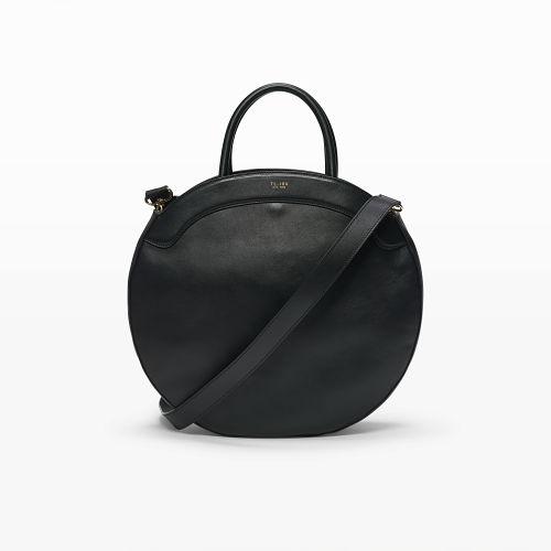 Club Monaco Color Black Tl-180 Large Round Tote Bag