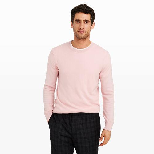 Club Monaco Color Victorian Rose Merino Crew Sweater
