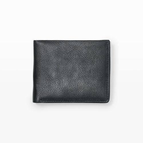 Club Monaco Color Black Lotuff Bi-fold Wallet