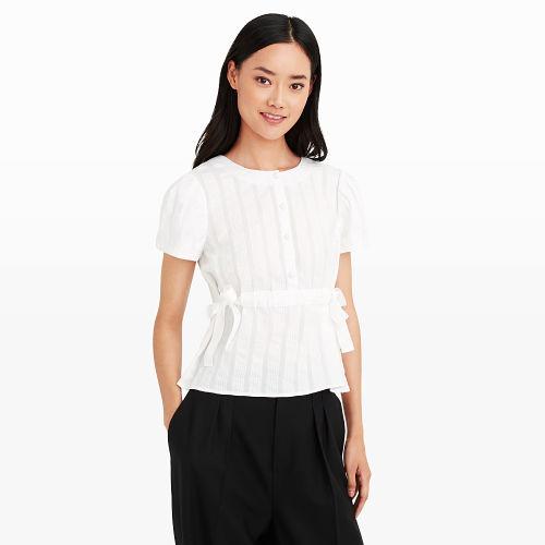 Club Monaco Color White Altorie Top