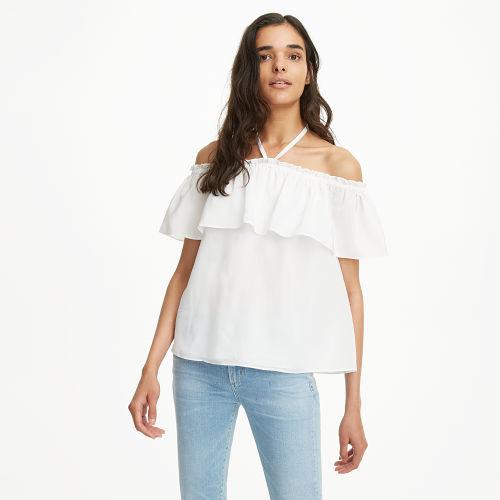 Club Monaco Color White Preety Top