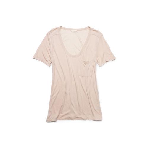 Club Monaco Color Tan Sunny Tee