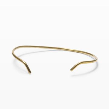 Club Monaco Color Gold Seaworthy Curva Cuff In Size One Size