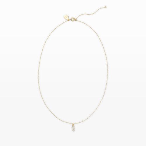 Club Monaco Color Gold Bing Bang Baguette Necklace In Size One Size