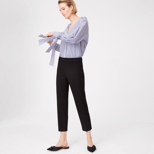 Club Monaco Color Black Remi Textured Pant