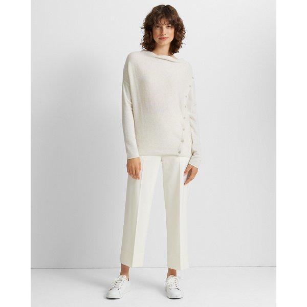 Club Monaco White Simisola Cashmere Sweater