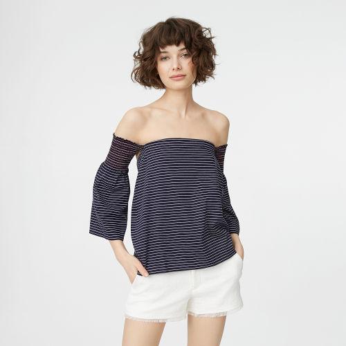 Club Monaco Color Blue Litanita Top
