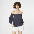 Club Monaco Color Blue Litanita Top