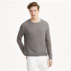 Club Monaco Color Grey Plaited Linen Crew Sweater