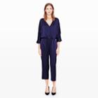 Club Monaco Color Blue Briley Silk Jumper In Size 0