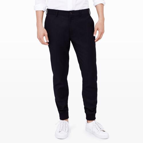 Club Monaco Color Black Seth Wool Jogger In Size 30x30