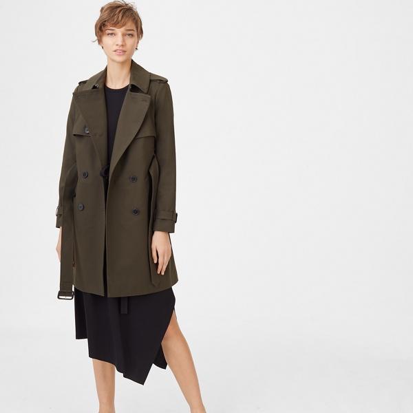 Club Monaco Olive Matie Trench