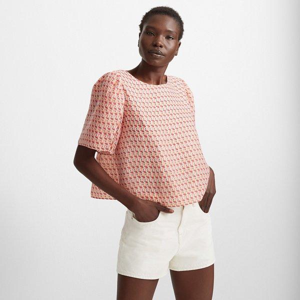 Club Monaco Pink Multi Ahlam Top