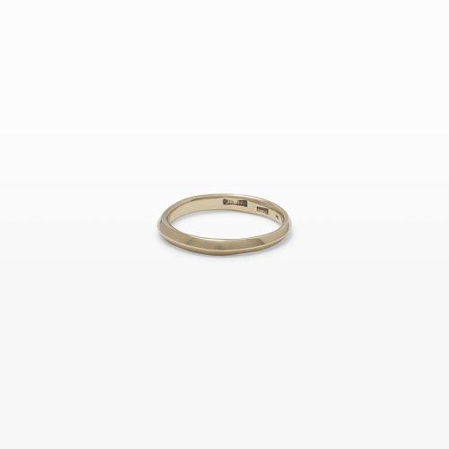 Club Monaco Color Gold Nikolai Rose Knife Cut Ring