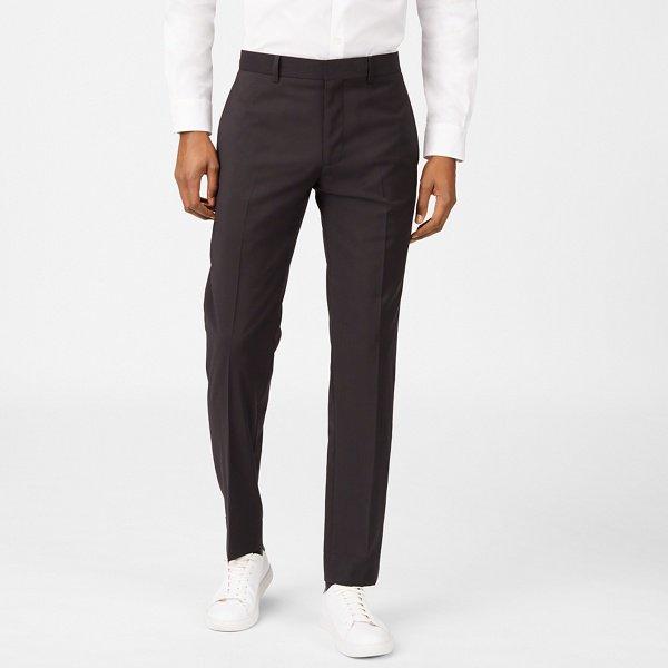 Club Monaco Black Grant Wool Suit Pant