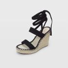 Club Monaco Color Black Donyale Espadrille Wedge