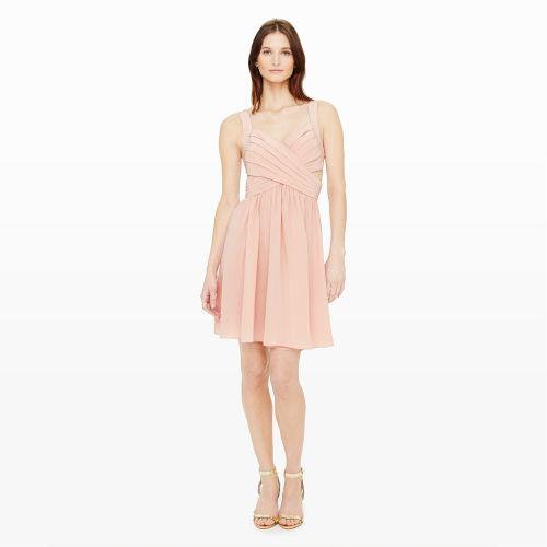 Club Monaco Color Red Kaya Silk Dress