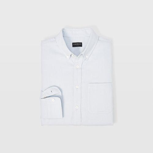 Club Monaco Color Alpine Blue Slim Double-faced Twill Shirt