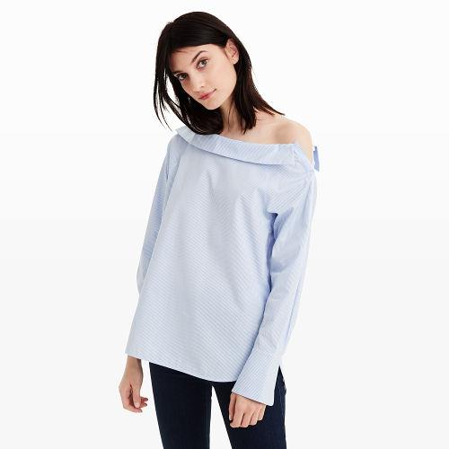 Club Monaco Color Blue Lamae Top