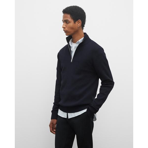 Club Monaco Racked Quarter Zip Sweater
