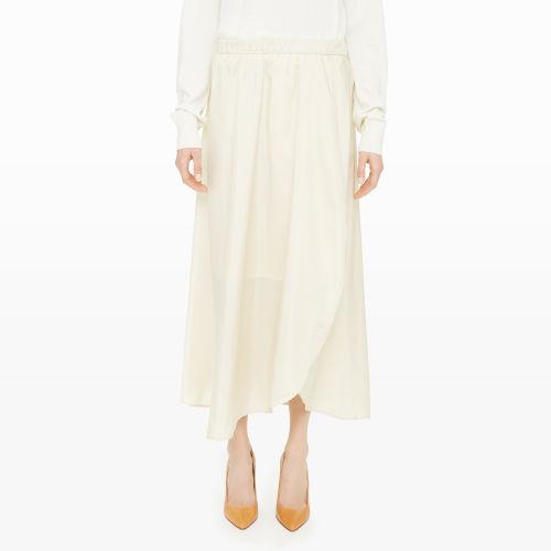 Club Monaco Color White Fylla Silk Skirt In Size 6
