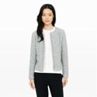 Club Monaco Color Grey Cherilyn Tweed Jacket In Size 0
