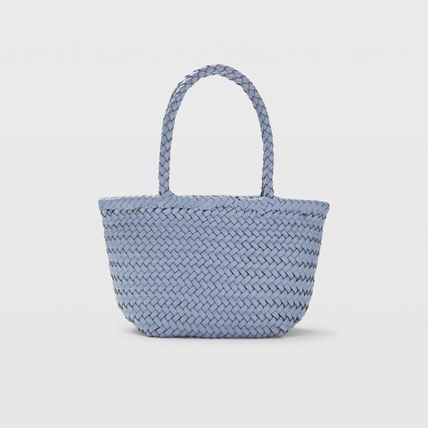 Club Monaco Small Woven Leather Bag