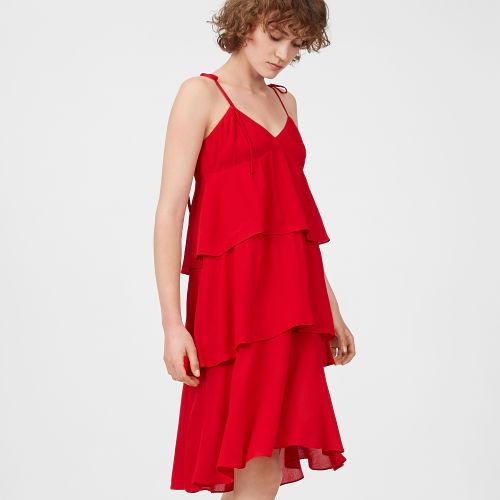 Club Monaco Color Red Gaerwen Dress