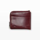 Club Monaco Color Brown Il Bussetto Zip Wallet