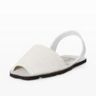 Club Monaco Color White Riudavets Avarca Sandal In Size 39