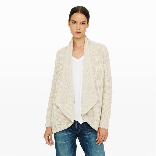 Club Monaco Color White Tuper Cashmere Wrap In Size Xs