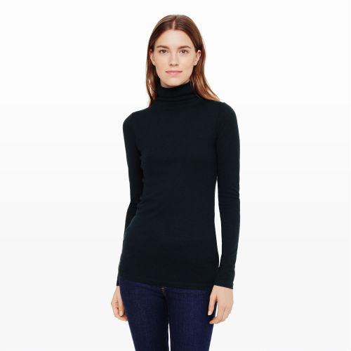 Club Monaco Color Green Julie Solid Turtleneck