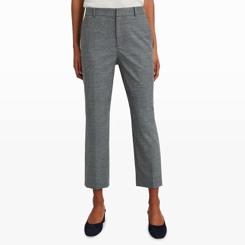 Club Monaco Color Grey Betia Straight Pant