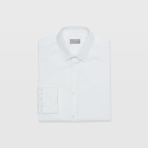 Club Monaco Color White Stretch Poplin Dress Shirt