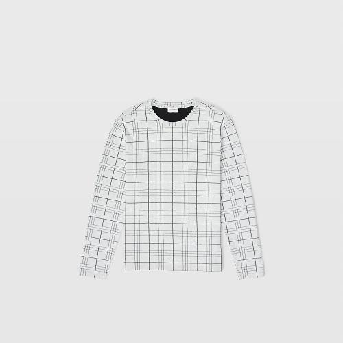 Club Monaco Windowpane Duofold Tee