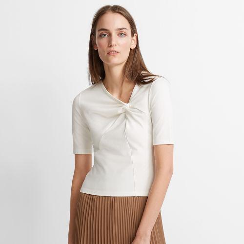 Club Monaco Color White Riella Top