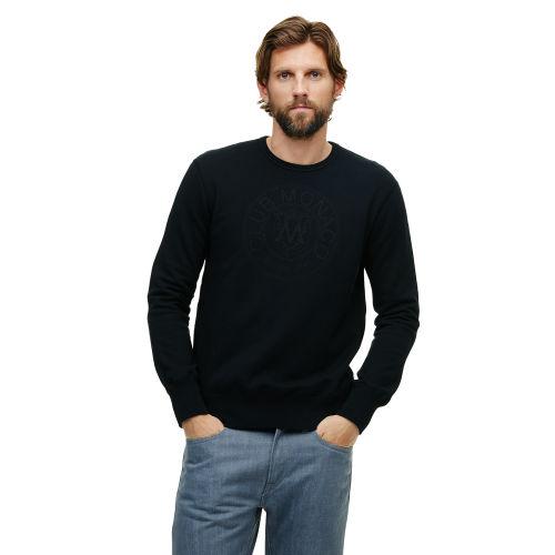 Club Monaco Color Black Reigning Champ X Cm Crew In Size Xs
