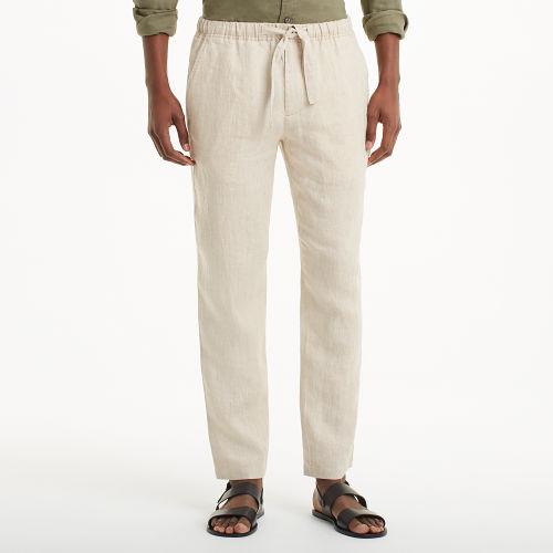 Club Monaco Color White Linen Beach Pant