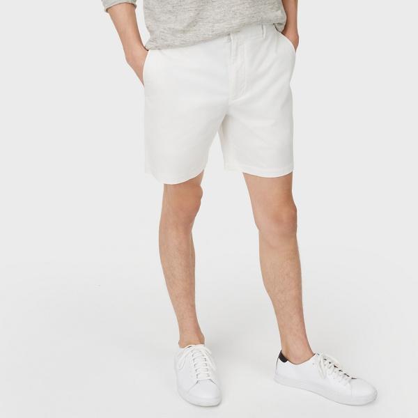 Club Monaco White Baxter 7 Short