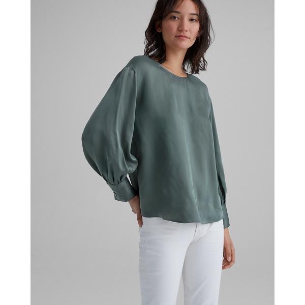 Club Monaco Balloon Sleeve Blouse