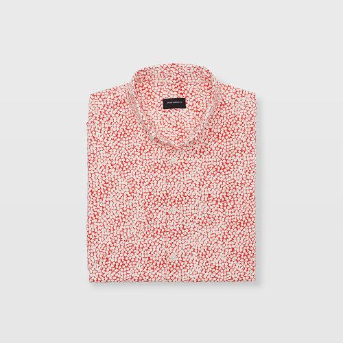 Club Monaco Slim Rose Seersucker Shirt