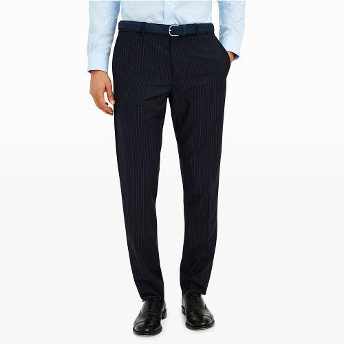 Club Monaco Color Blue Sutton Chalk Stripe Trouser