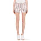 Club Monaco Color Cream Marianna Stripe Short In Size 4