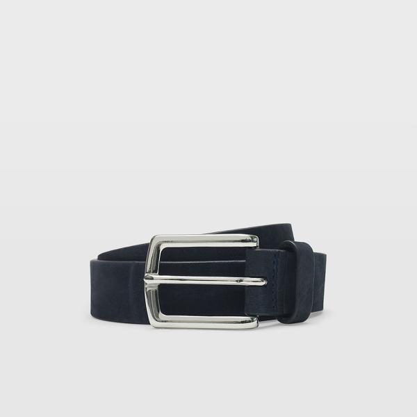Club Monaco Navy Laird Suede Belt