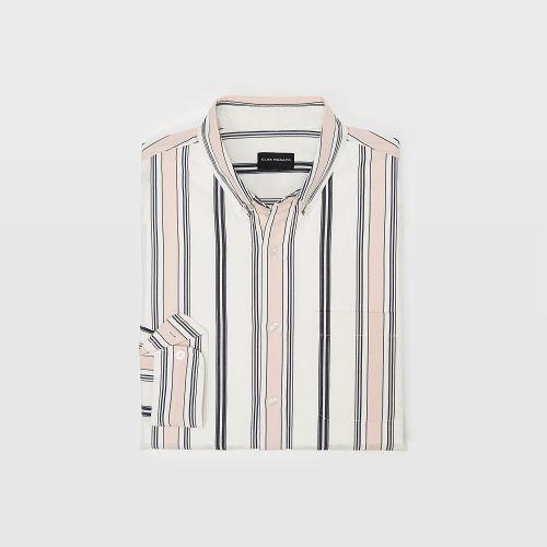 Club Monaco Slim Wide Stripe Shirt