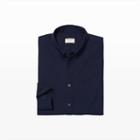 Club Monaco Color Blue Slim Poplin Shirt