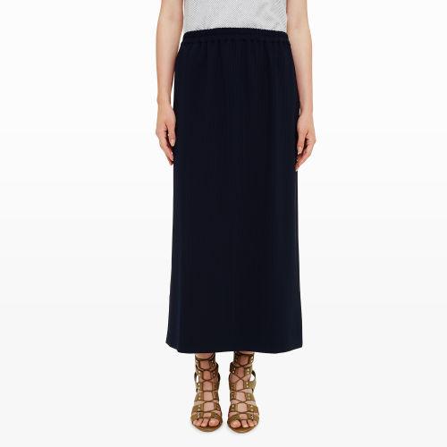 Club Monaco Color Blue Arke Column Skirt